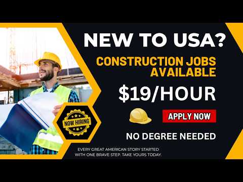 Entry Level Construction Jobs Near Me Hiring Immediately