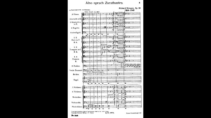 Richard Strauss - Also Sprach Zarathustra (Audio +...