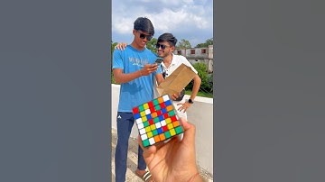 Craziest magic trick challenge #shorts #rubikscube #kingofcubers