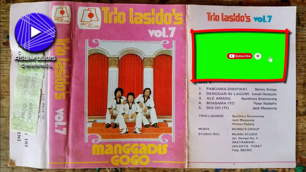 Tembang Lawas TRIO LASIDOS VOL 7 Full Original Cassette