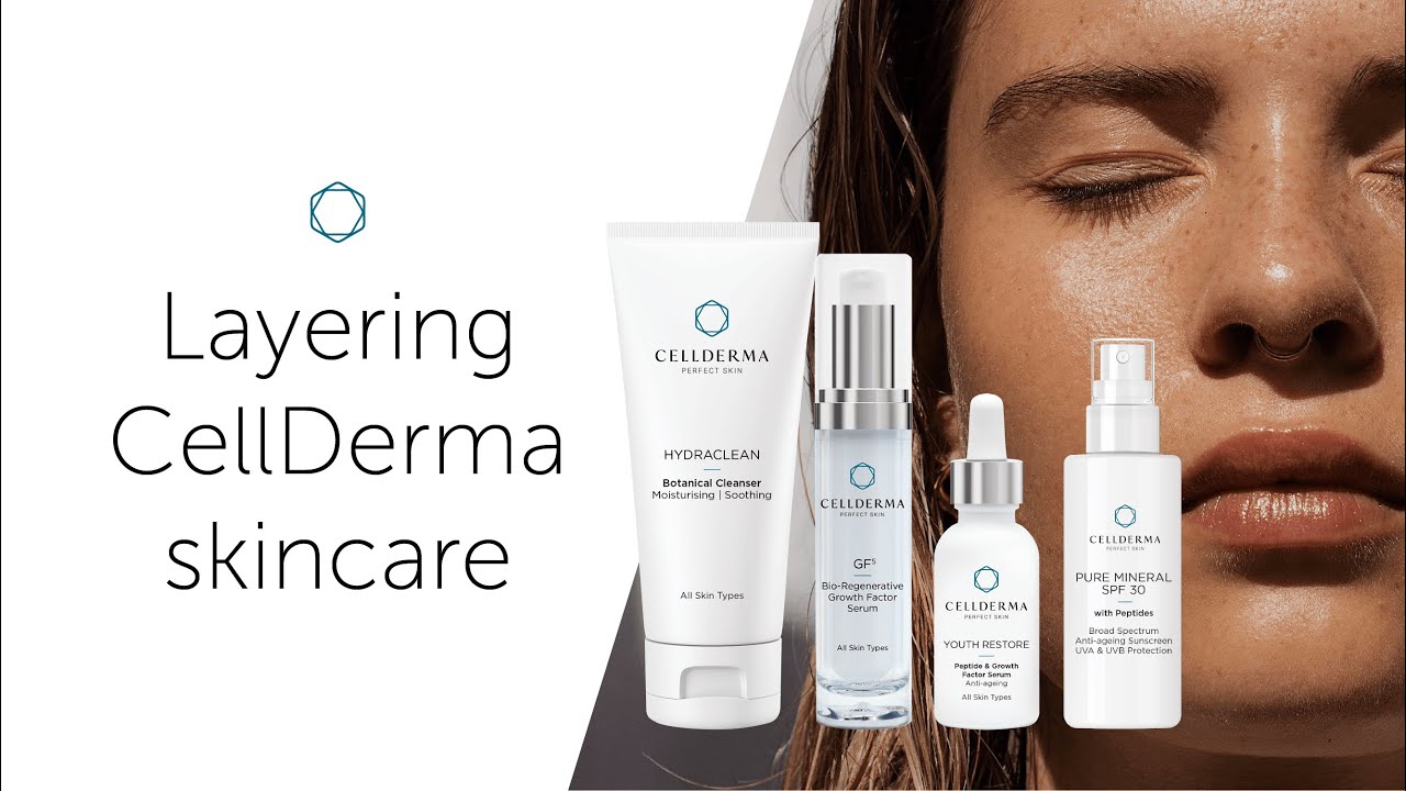 How to Layer CellDerma Products - YouTube