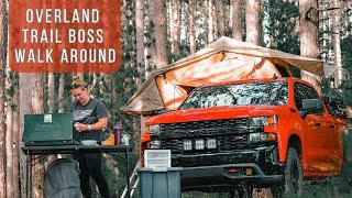 Unveiling the Ultimate Silverado Trail Boss Overland Build  An Indepth Walkaround