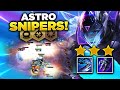 ASTRO SNIPERS! PBE TIME! | TFT | Teamfight Tactics Galaxies