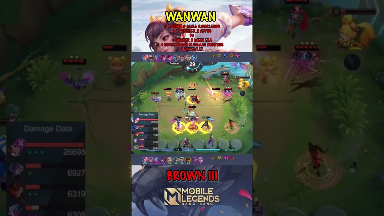 HYPER WANWAN DOMINANCE ICE ITEM | MAGIC CHESS MOBILE LEGENDS 