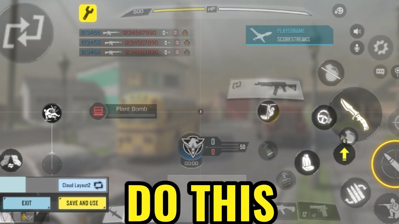 Best three finger customisation HUD in CODM - YouTube
