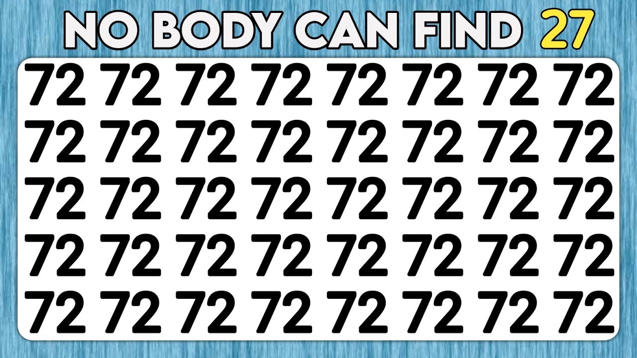 Find the Odd One Out | Find the Odd Number and Letter | Number And ...