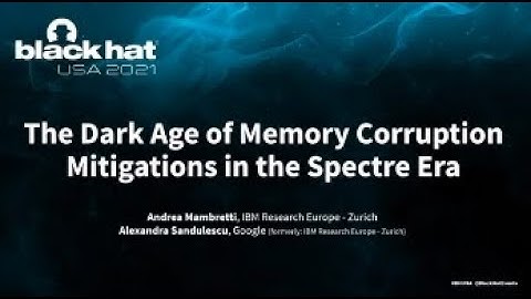 The Dark Age of Memory Corruption Mitigations in the Spectre Era