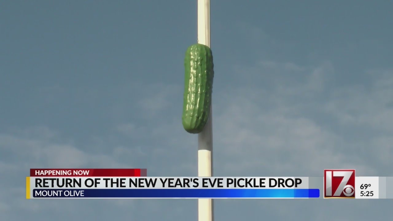 ‘Pickle drop’ returns in Mount Olive this New Year’s Eve YouTube