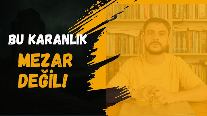 BU KARANLIK MEZAR DEĞİL SENİN RAHMİN...-İLYAS KÖSEM