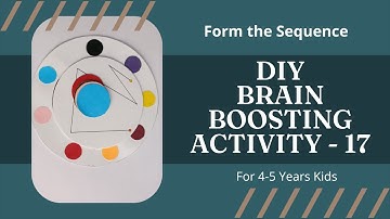 DIY Brain Boosting Activity - 17(Hindi Version) | Form The Sequence | Kids learning