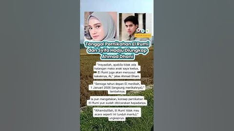 Ahmad Dhani Bocorkan Tanggal Pernikahan El Rumi Syifa Hadju #elrumi #syifahadju #viral #trending