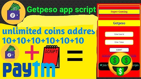 Getpeso app script | unlimited coins add | coin adder script | Getpeso app script new video |