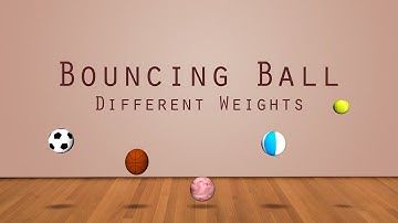 Bouncing Ball [ Different Weights ]