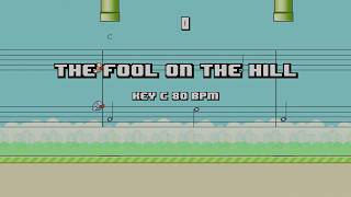 The Fool on the Hill 🐤🎹 Easy Piano for Beginners | Flappy Bird Play-Along screenshot 2
