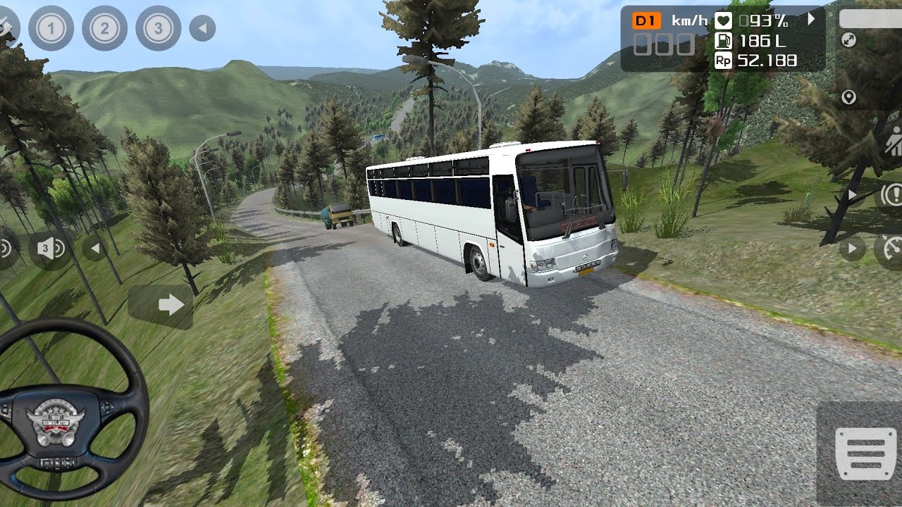 Bus simulator Indonesia game Mercedes bus drive/ jammu to himachal drive bus/ @Gamingboy-1506 
