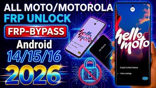 Download lagu All Moto FRP Bypass Android 15 / 16 ⚡ Motorola FRP Unlock Without PC | 2026 Latest 🔥