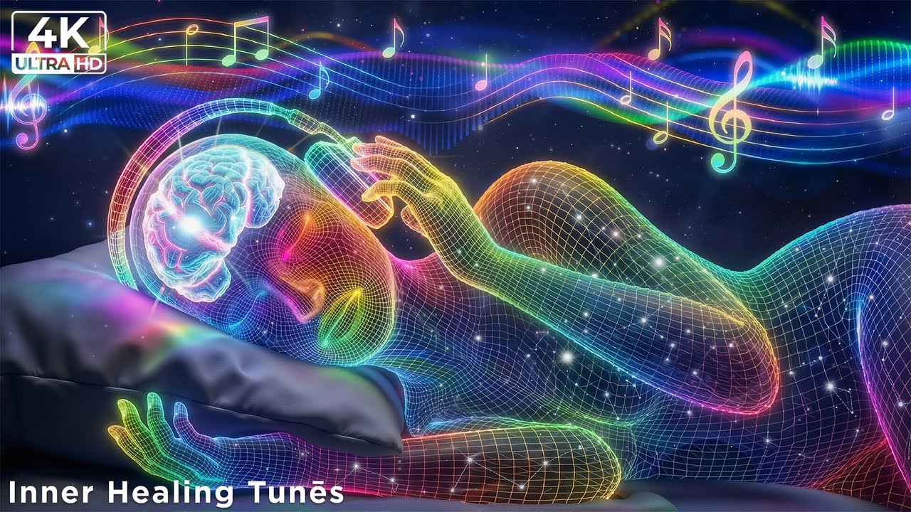 432 Гц + 528 Гц + 741 Гц | Альфа-волны исцеляют всё тело и дух, массаж мозга во время сна