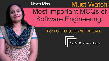 Part-4: Most important questions of software engineering|computer science|TGT|PGT|GATE|NET|Hindi