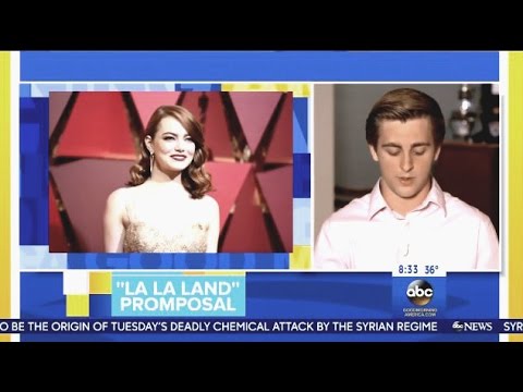 High Schooler Reads Letter From Emma Stone (His Viral Promposal) - GMA