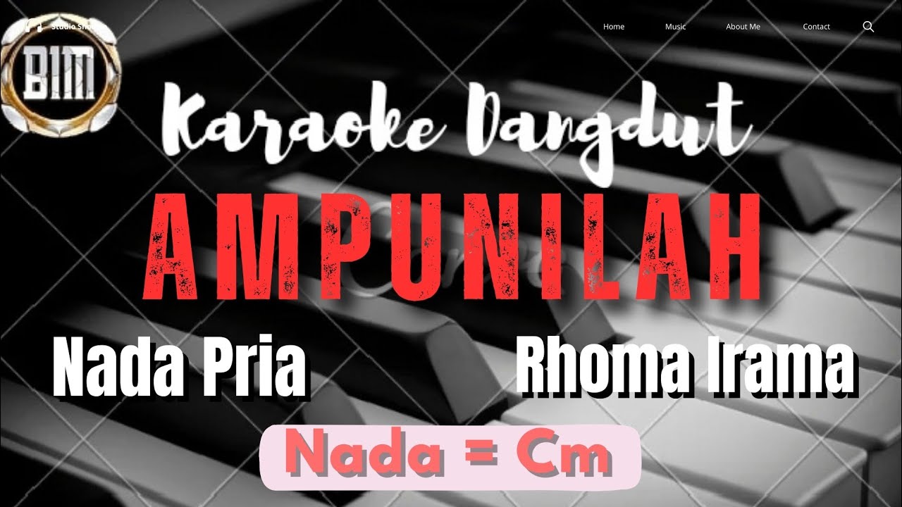 AMPUNILAH ( Rhoma Irama ) Karaoke nada Pria