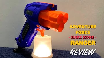 ADVENTURE FORCE ( Dart Zone ) RANGER | Full Review!  A Multi Fire - Rival Blaster!  #nerfreview