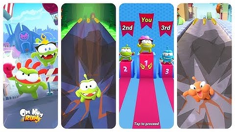 Om Nom Run Multiplayer Gameplay Eggy Bett vs Om Nom vs Lick