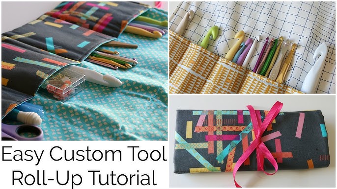 How to make your own DIY knitting needle case - Skandimama