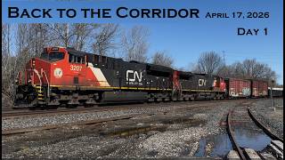 Back to the Corridor - CN and CPKC Trains Along the North Shore of Lake Ontario