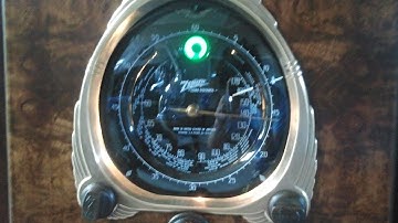 1938 Zenith 12S266 Shutter Dial Console Radio