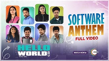Software Anthem Song | Hello World | A Zee5 original series | Niharika Konidela | Watch Now