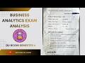 Business Analytics BA Previous year exam discussion DU BCOM SEM 6-Imp ques MUST WATCH BEFORE EXAM