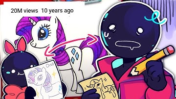 Trying Art Tutorials from my Childhood