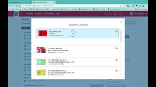 Finding and Reordering Your Schoology Courses