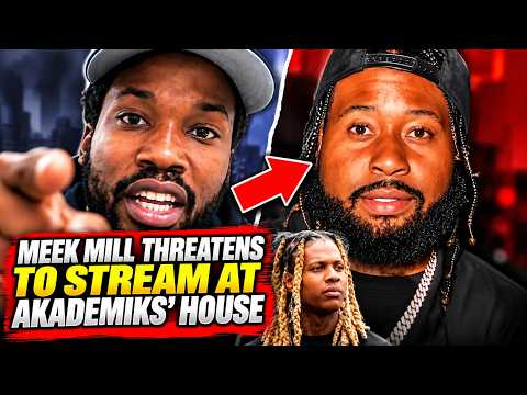 Meek Mill CRASHES OUT & THREATENS To Stream At Akademiks’ House After Durk Trial! 🔥