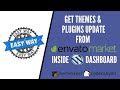 How to update theme or plugins from themeforest market inside wordpress dashboard | Easiest way!