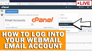 [🔴live] how to log into your webmail email account?