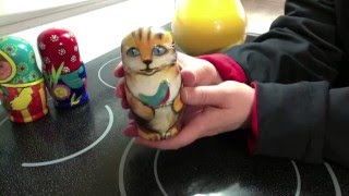 Painting Matryoshka Nested Dolls