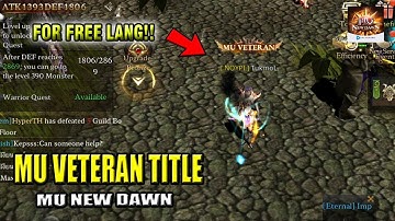 Nakuha ko lang tong Title na to for FREE!! - MU New Dawn