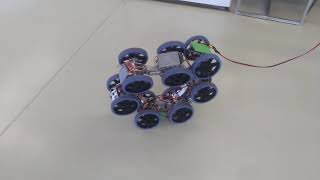 Traction achieved with two modules | Snake robot
