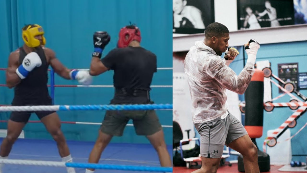 Training Clips From Anthony Joshua's Camp For Kubrat Pulev... YouTube