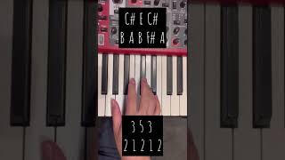 Learn Taylor Swift's 'Cruel Summer' in just 60 seconds! #piano #tutorial