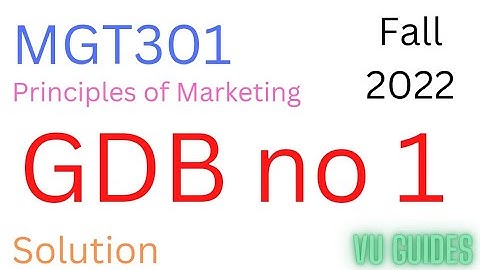 MGT301 GDB Solution Fall2022/ MGT301 GDB 1 Solution 2022/2023 #mgt301 #gdb #fall2022