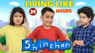 24 Hours LIVING Like SHINCHAN | Fun Challenges for Kids | ToyStars