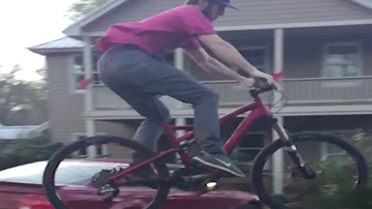 Massive Homemade Bike Jump YouTube