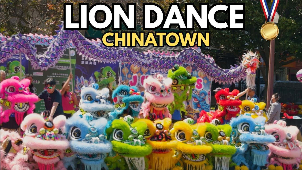 Lion Dance San Francisco Chinatown 2025 | Epic Performances at Portsmouth Square