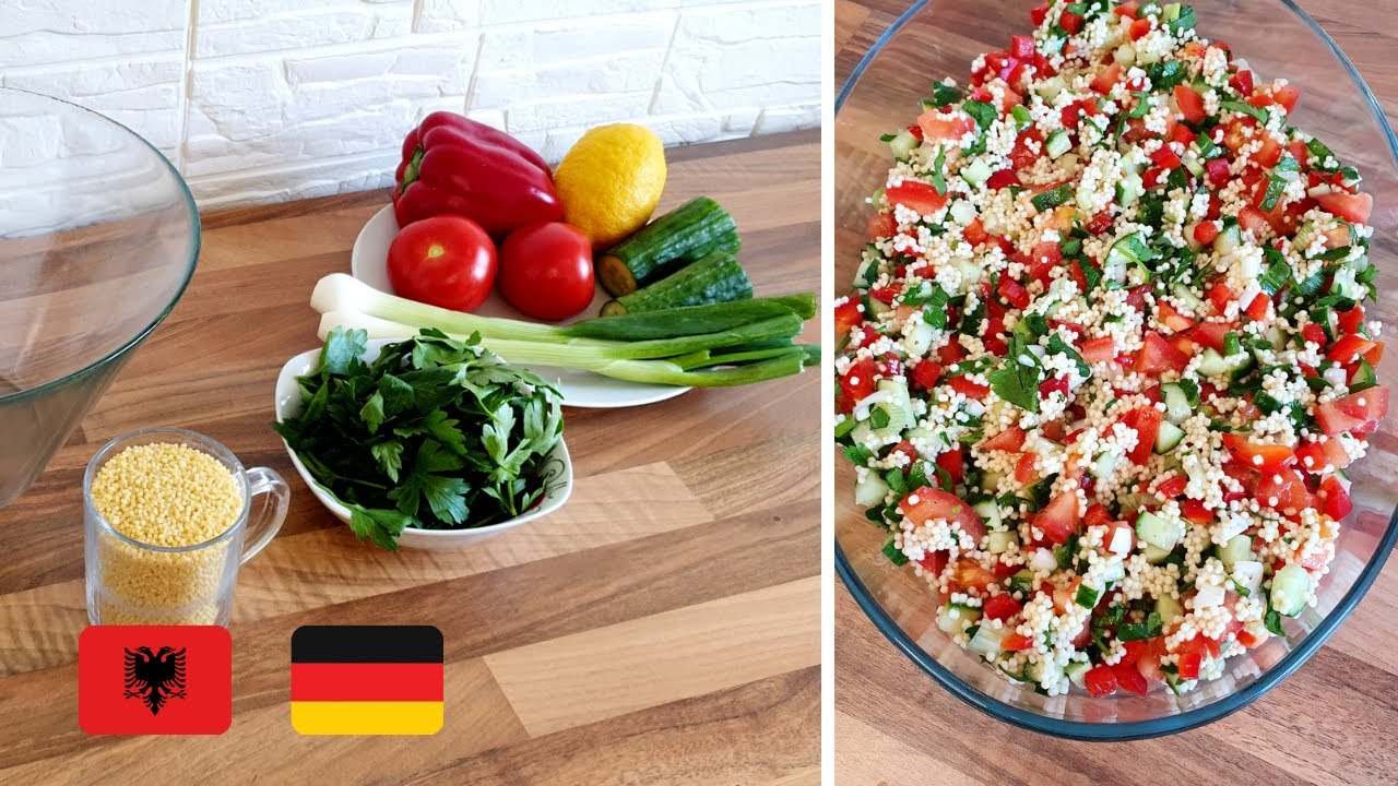 Sallate me kus kus (Kuskus) / Sallata te ndryshme