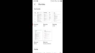 plantillas en documentos google del telefono