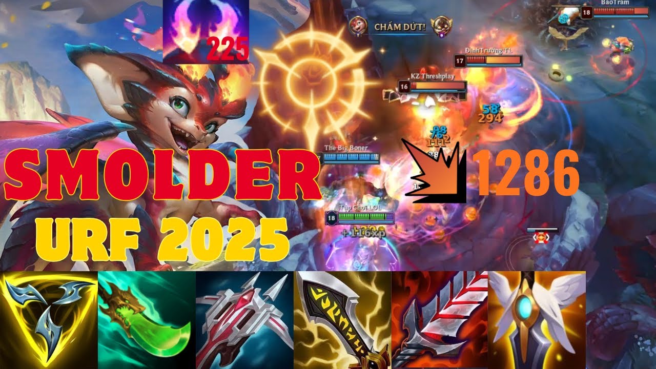 🔥 Smolder URF 2025 – Màn hủy diệt thực sự trong chế độ URF!