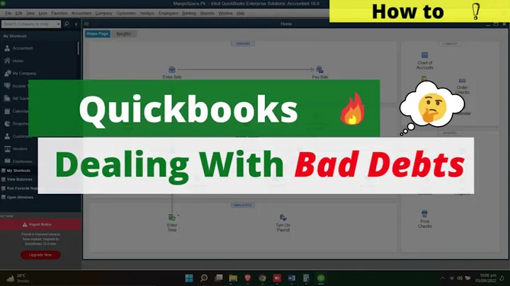How to Deal With Bad Debts in QuickBooks Desktop