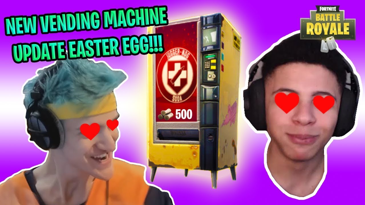 *NEW* VENDING MACHINE EASTER EGG FOUND BY NINJA | Fortnite Highlights